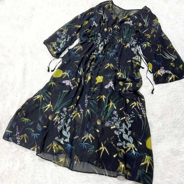 500円引きクーポン】 mame - 18AW くるみボタン ラメ ジャガード