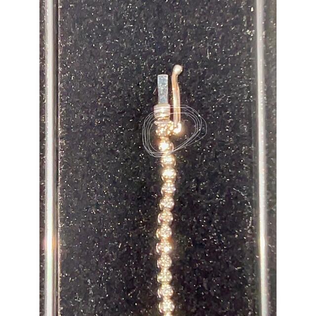 天然ダイヤモンド テニスブレスレット 1ct 鑑別書付き - www