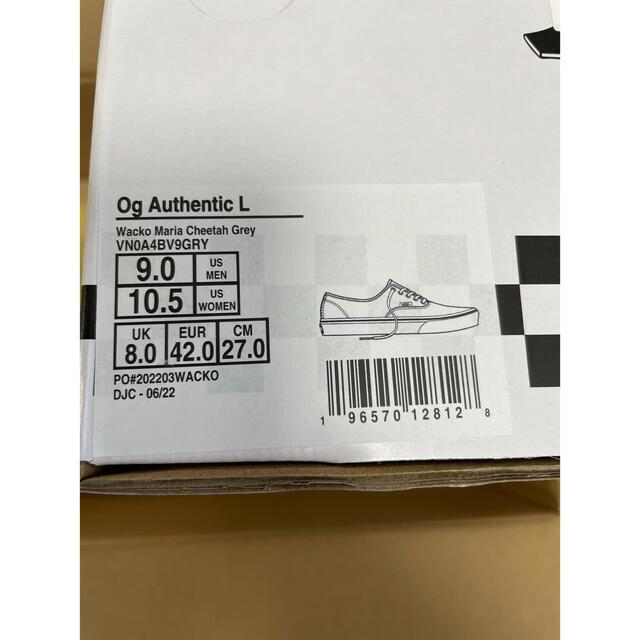 WACKO MARIA(ワコマリア)のVANS VAULT AUTHENTIC VLT LX WACKO MARIA メンズの靴/シューズ(スニーカー)の商品写真