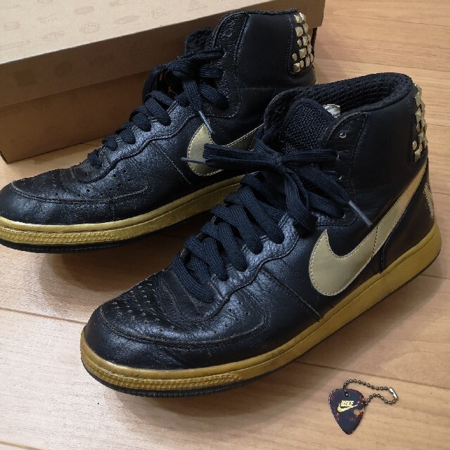 メンズNike terminator high supreme black gold