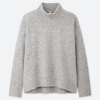 ユニクロ(UNIQLO)の2着 Sサイズ スフレヤーンモックネックセーター(ニット/セーター)