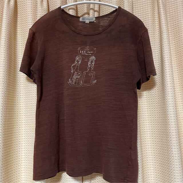 MK MICHEL KLEIN(エムケーミッシェルクラン)の古着　MKミッシェルクランTシャツ メンズのトップス(Tシャツ/カットソー(半袖/袖なし))の商品写真