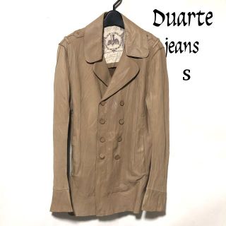 Duarte jeans レザーコート S キャメル/ヘンリーデュアルテ 米国製(レザージャケット)