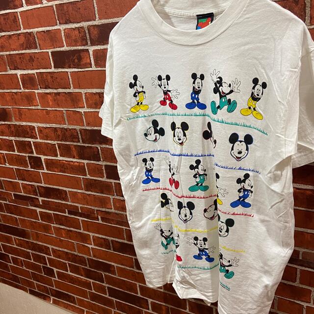 新品 S MOC ディズニー ビンテージ ミッキー Ｔシャツ モカ