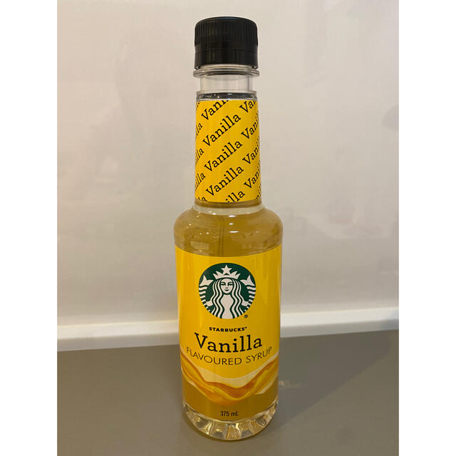 Starbucks Coffee(スターバックスコーヒー)の【新品未開封】スターバックス バニラフレーバーシロップ 375ml 1本 食品/飲料/酒の食品(調味料)の商品写真