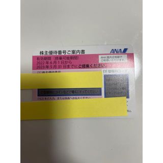 エーエヌエー(ゼンニッポンクウユ)(ANA(全日本空輸))のANA 株主優待　期限2023年5月31日(その他)