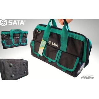 SATA TOOLS ツールバッグ 工具入れ オープントップ 18ポケット 防水(工具)