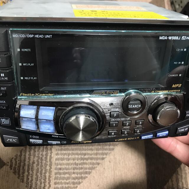 ジャンク アルパイン CD&MDオーディオ MDA-W988J ALPINE