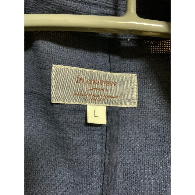 IN’CREWSIVE【インクルーシブ】サマージャケット　ネイビー　L メンズのジャケット/アウター(ナイロンジャケット)の商品写真