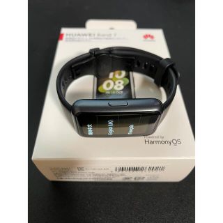 ファーウェイ(HUAWEI)のHUAWEI Band7 グラファイトブラック(腕時計(デジタル))