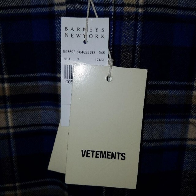 [定価以下]登坂広臣 vetements flannel check shirt