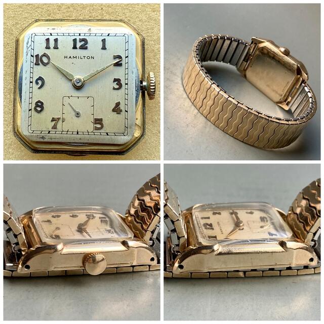 【動作良好】ハミルトン アンティーク 腕時計 1950年代 手巻き メンズ