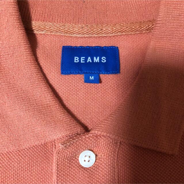 BEAMS(ビームス)の【BEAMS】ヘビー鹿の子 ルーズポロシャツ オレンジ Mサイズ メンズのトップス(ポロシャツ)の商品写真