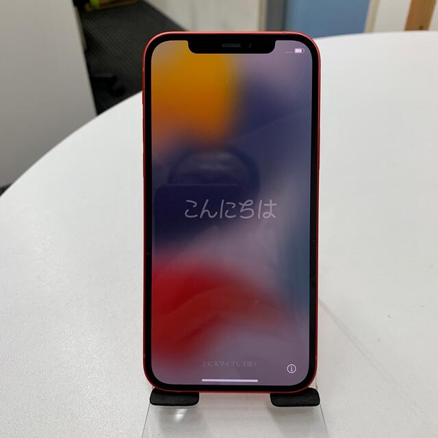 iPhone(アイフォーン)の未使用品 SIMフリー iPhone 12 64GB Product Red  スマホ/家電/カメラのスマートフォン/携帯電話(スマートフォン本体)の商品写真