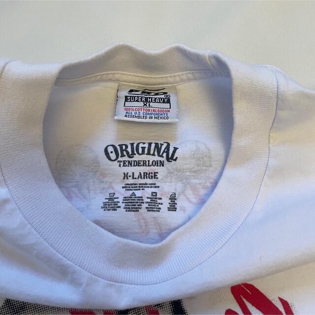 TENDERLOIN(テンダーロイン)のテンダーロイン ダリ スカル XL TEE S 白　Tシャツ　付属品完備 メンズのトップス(Tシャツ/カットソー(半袖/袖なし))の商品写真
