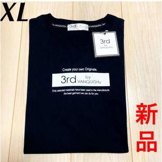 サードバイヴァンキッシュ(3rd by VANQUISH)の【新品未使用】朝倉未来　Tシャツ　3rd by VANQUISH XLブラック(Tシャツ/カットソー(半袖/袖なし))