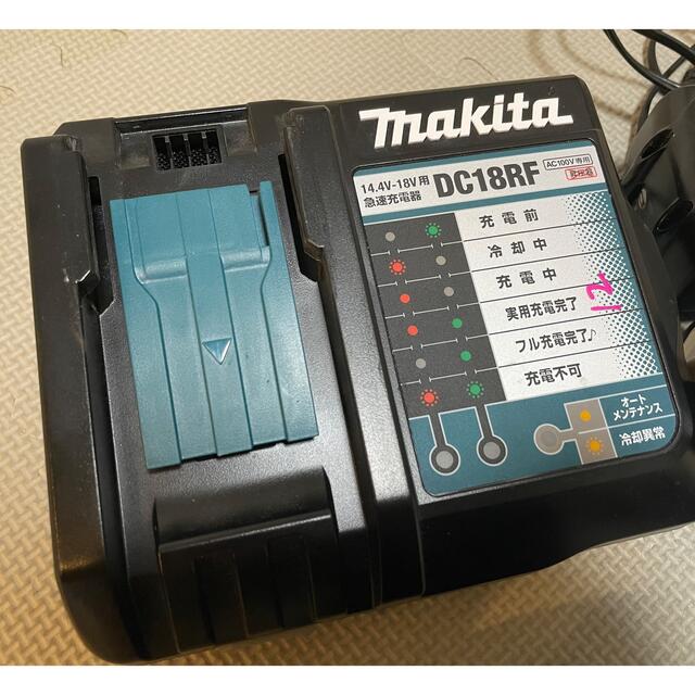 スポーツ/アウトドアバッテリー充電器セット　マキタ　makita 充電式ランダムオービットサンダ