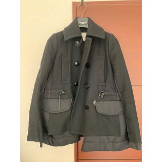 サカイ(sacai)のsacai 黒　コート　アウター(その他)