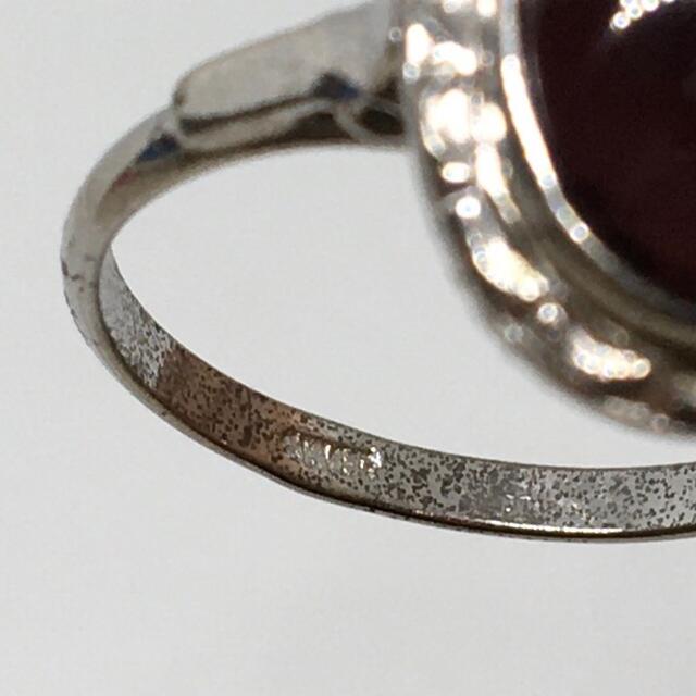 (42)アメジストのリング　シルバー  ヴィンテージ  レディースのアクセサリー(リング(指輪))の商品写真