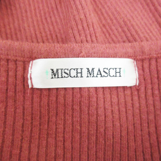 MISCH MASCH - ミッシュマッシュ リブニット カットソー 長袖 Vネック