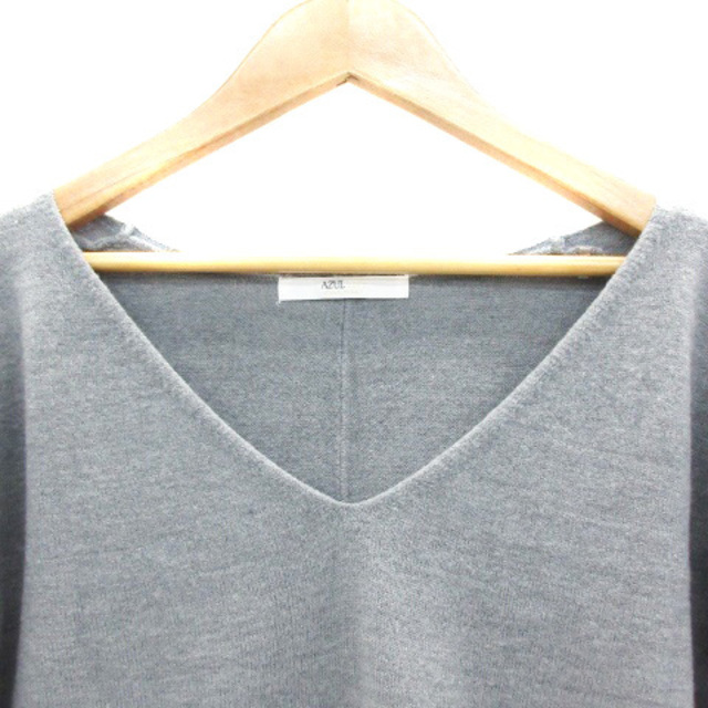 AZUL by moussy - アズールバイマウジー basic ニット カットソー 長袖 M グレー MOの通販 by ベクトル ラクマ店| アズールバイマウジーならラクマ AZUL by moussy - アズールバイマウジー basic ニット カットソー 長袖 M グレー MOの通販 by ベクトル ラクマ店| アズールバイマウジーならラクマ