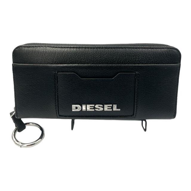 DIESEL(ディーゼル)の新品箱付き★DIESEL★ディーゼル★ショルダー付★長財布★ポシェット★ブラック レディースのファッション小物(財布)の商品写真