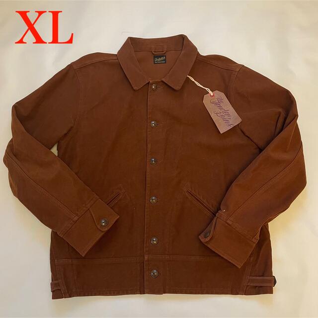 TENDERLOIN(テンダーロイン)のテンダーロイン　モールスキン　ジャケット　XL ブラウン　茶 メンズのジャケット/アウター(ブルゾン)の商品写真