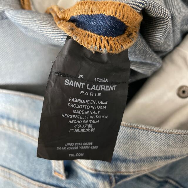 Saint Laurent(サンローラン)のSAINT LAURENT PARIS デニム　インディゴ メンズのパンツ(デニム/ジーンズ)の商品写真