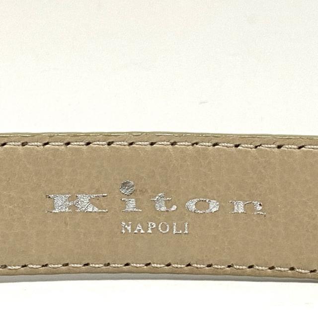 KITON(キトン)のキートン ベルト - ベージュ 型押し加工 レディースのファッション小物(ベルト)の商品写真