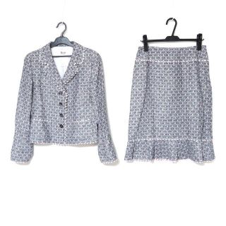 ✳️美品 ルネ バッグ付 ツイード ニットアンサンブル ピンク