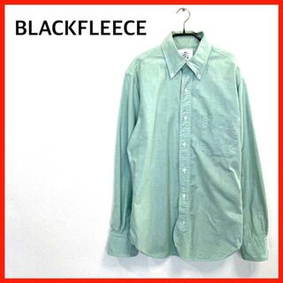 ブラックフリース(BLACK FLEECE)の美品　希少　BLACKFLEECE　グリーンカラーシャツ　 緑　お洒落　高級　◎(シャツ)
