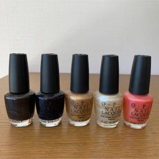 オーピーアイ(OPI)のOPI マニキュア ネイルカラー　ポリッシュ　ダークカラー　秋　冬　紫　セット(マニキュア)