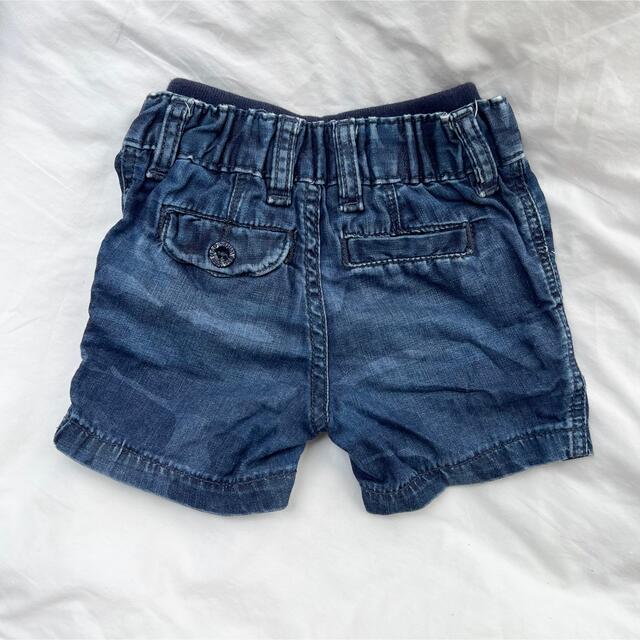 babyGAP(ベビーギャップ)のGAP デニムショートパンツ　カモフラ キッズ/ベビー/マタニティのベビー服(~85cm)(パンツ)の商品写真