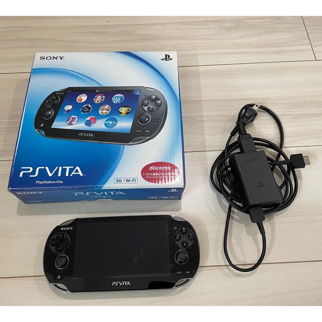 PlayStation Vita クリスタルブラック PCH-1100 - 携帯用ゲーム機本体