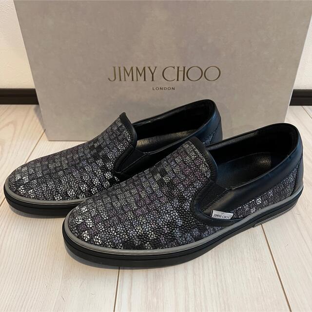 JIMMYCHOO ジミーチュウ　厚底　グリッター　スニーカー　スリッポン　美品