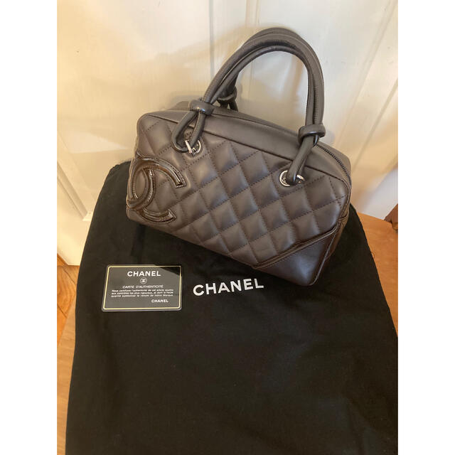 CHANEL(シャネル)の[ミルク様専用]CHANEL カンボン　ミニボーリングバッグ レディースのバッグ(ハンドバッグ)の商品写真