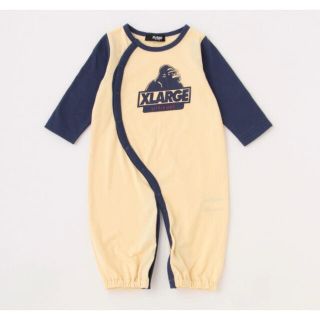 エクストララージ(XLARGE)のXLARGE KIDS 配色ゴリラ長袖カバーオール　エクストララージ  ネイビー(カバーオール)