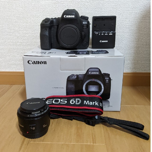 フルサイズ一眼　Canon EOS6D MarkⅡ 元箱付　レンズ要相談カメラ