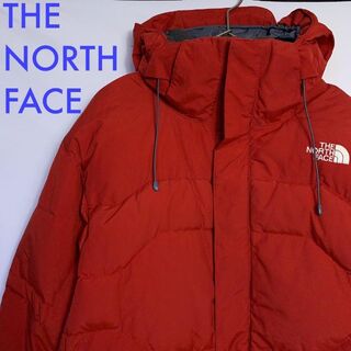 ノースフェイス(THE NORTH FACE) ダウンジャケット（レッド/赤色系）の 