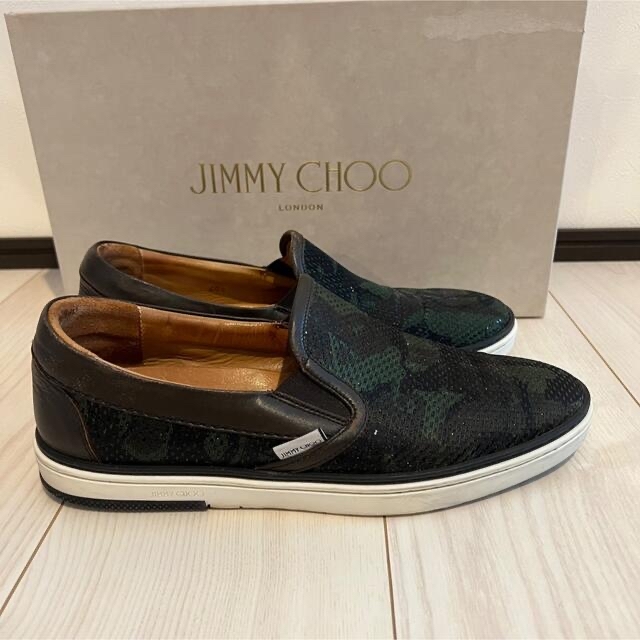 JIMMY CHOO(ジミーチュウ)のJimmy Choo★スリッポン 25.5cm メンズ ジミーチュウ メンズの靴/シューズ(スリッポン/モカシン)の商品写真