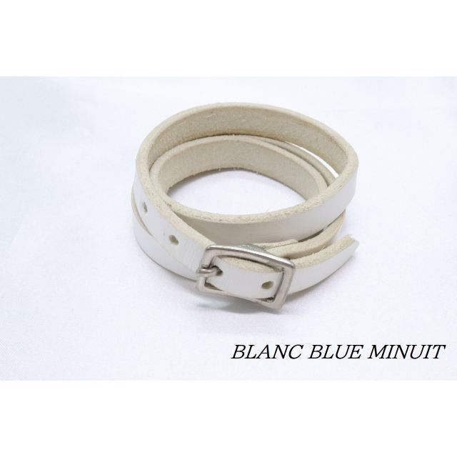Blanc Bleu Minuit(ブランブルーミニュイ)の【HU61】BLANC BLUE MINUIT レザー ブレスレット レディースのアクセサリー(ブレスレット/バングル)の商品写真