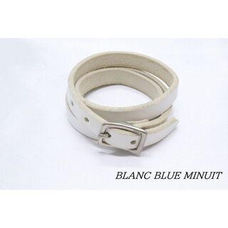 ブランブルーミニュイ(Blanc Bleu Minuit)の【HU61】BLANC BLUE MINUIT レザー ブレスレット(ブレスレット/バングル)