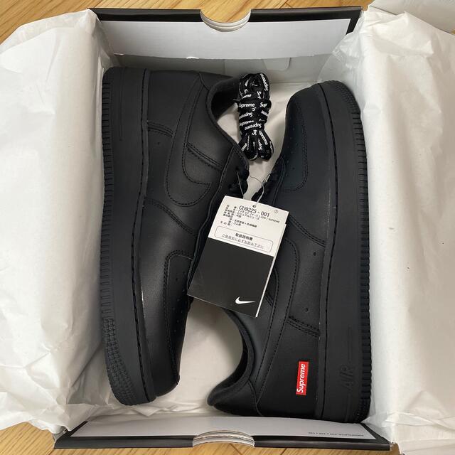 Supreme(シュプリーム)のSupreme NIKE Air Force 1 Low Black 27cm メンズの靴/シューズ(スニーカー)の商品写真