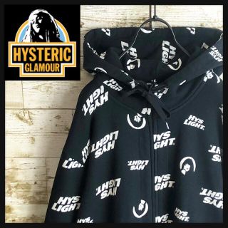 ヒステリックグラマー(HYSTERIC GLAMOUR)のhystericglamour ヒステリックグラマー パーカー ロゴ満載 美品(パーカー)