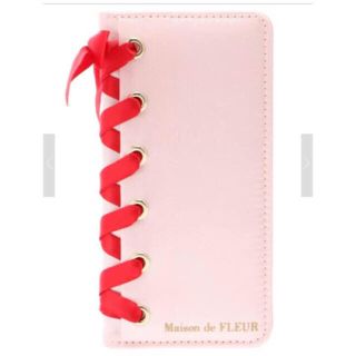 メゾンドフルール(Maison de FLEUR)のメゾンドフルール レースアップアイフォン7ケース iPhone6.6S.7対応(iPhoneケース)