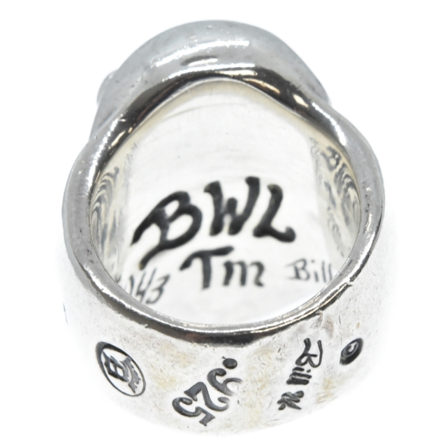 BILL WALL LEATHER(ビルウォールレザー)のBill Wall Leather/BWL ビルウォールレザー グラフティ グッドラックスカルリング シルバー メンズのアクセサリー(リング(指輪))の商品写真