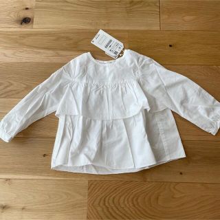 ザラ(ZARA)のZARA BABY 18-24フリルブラウス　92サイズ(ブラウス)