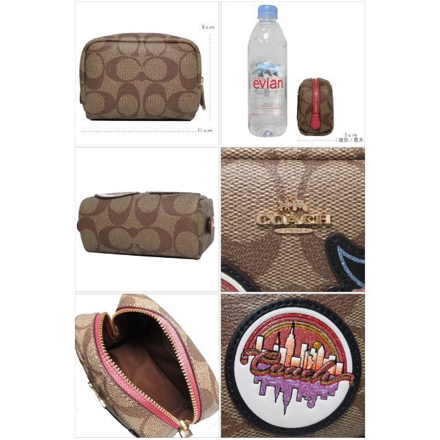 ヘアゴム】 COACH - ギフトBOX付!!4点セット!! コーチ ポーチ C6996の