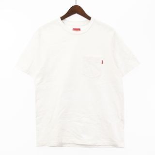 シュプリーム(Supreme)のシュプリーム 18AW S/S Pocket Tee Tシャツ 半袖 白 S(Tシャツ/カットソー(半袖/袖なし))