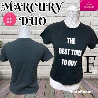 マーキュリーデュオ(MERCURYDUO)の❇️MERCURYDUO❇️❧ロゴTシャツ☙⚜️F⚜️ 【匿名配送】(Tシャツ(半袖/袖なし))